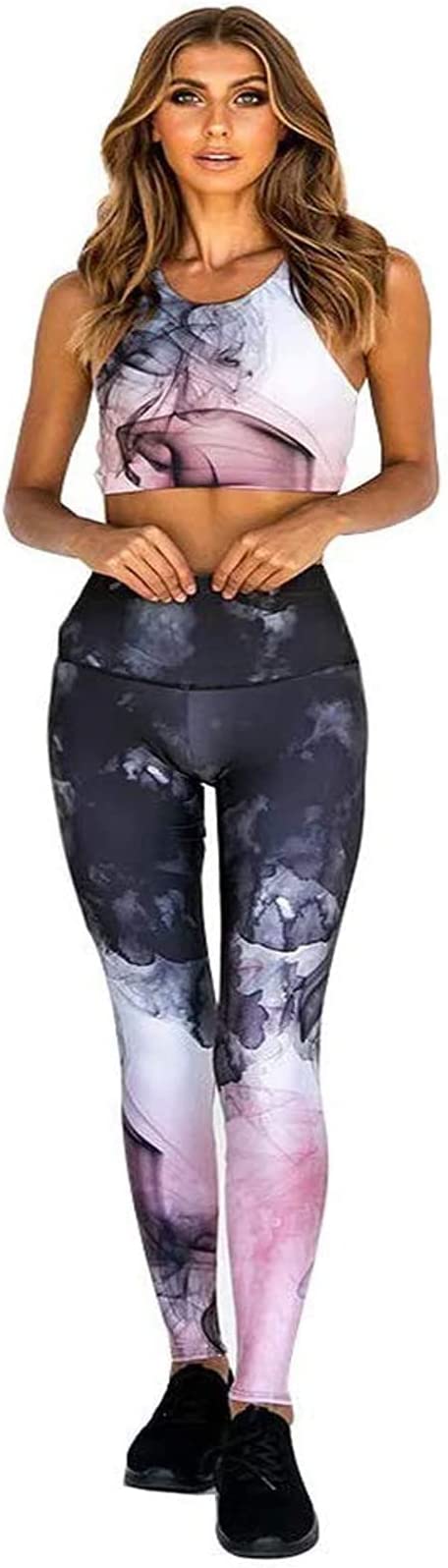 Color Print Yoga Sets